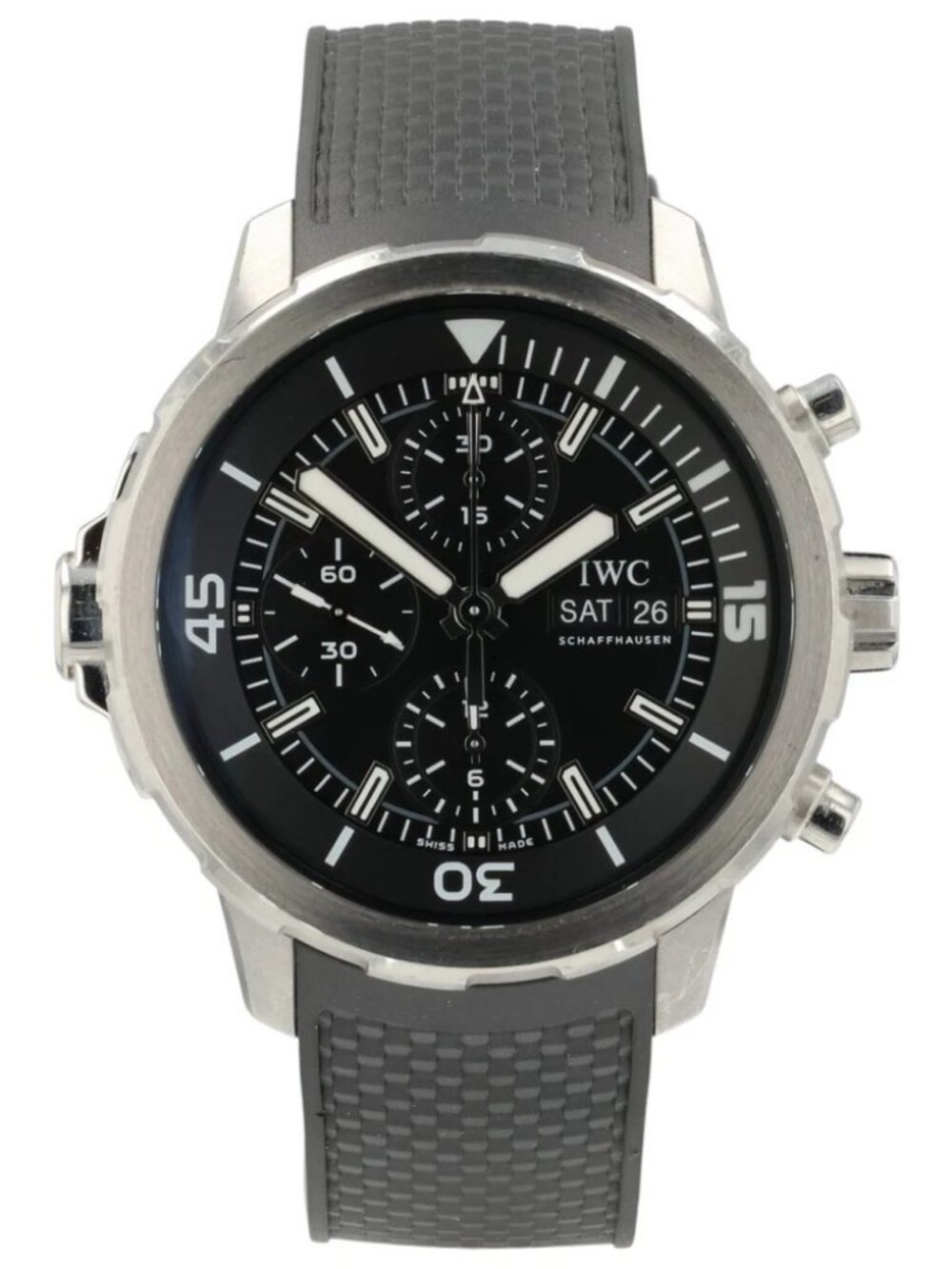 IWC Aquatimer Black Dial Stainless Steel 44mm Automatic Men’s Watch